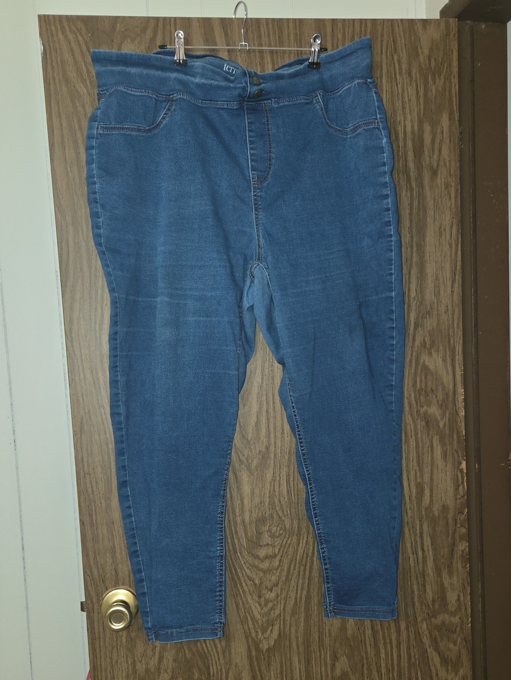 Terra & Sky Dark Blue Stretch Jeggings